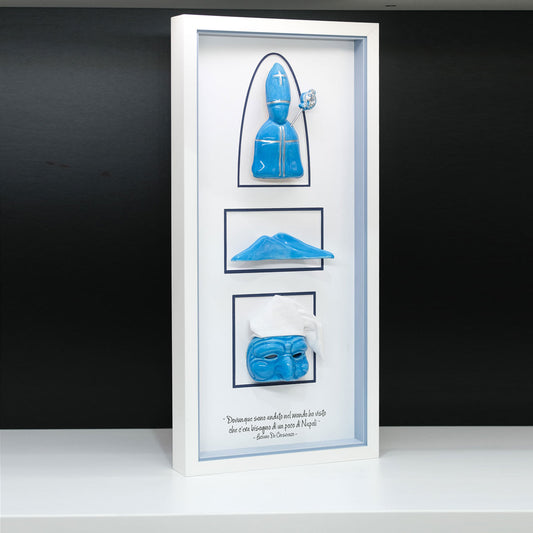 Forza Napoli Vertical Trio in all-blue ceramic
