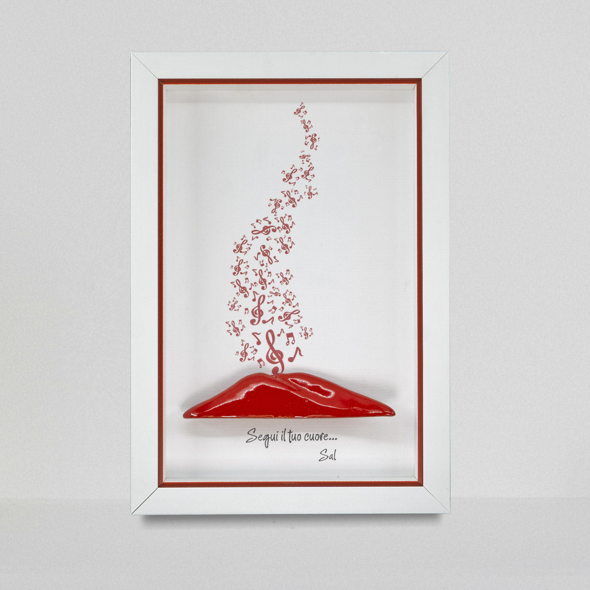 Vesuvio rosso
con sbuffo note